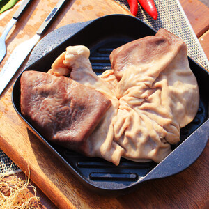 국내산 한번삶은 돼지 오소리감투 (슬라이스) 업소용 도매 대용량 5kg 벌크